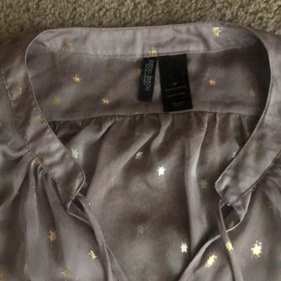 Sheer Long Sleeve Star Shirt - Picture 6 of 9